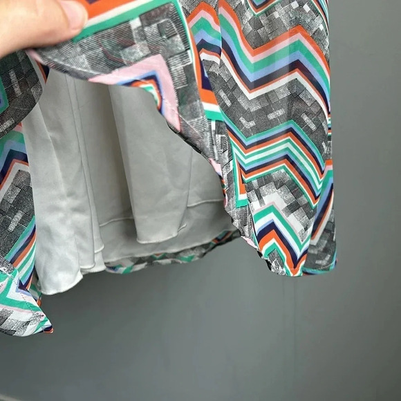 Francesca's Blue Rain Colorful Mini Dress | Mini Dress | Colorful | Eclectic - Picture 11 of 12